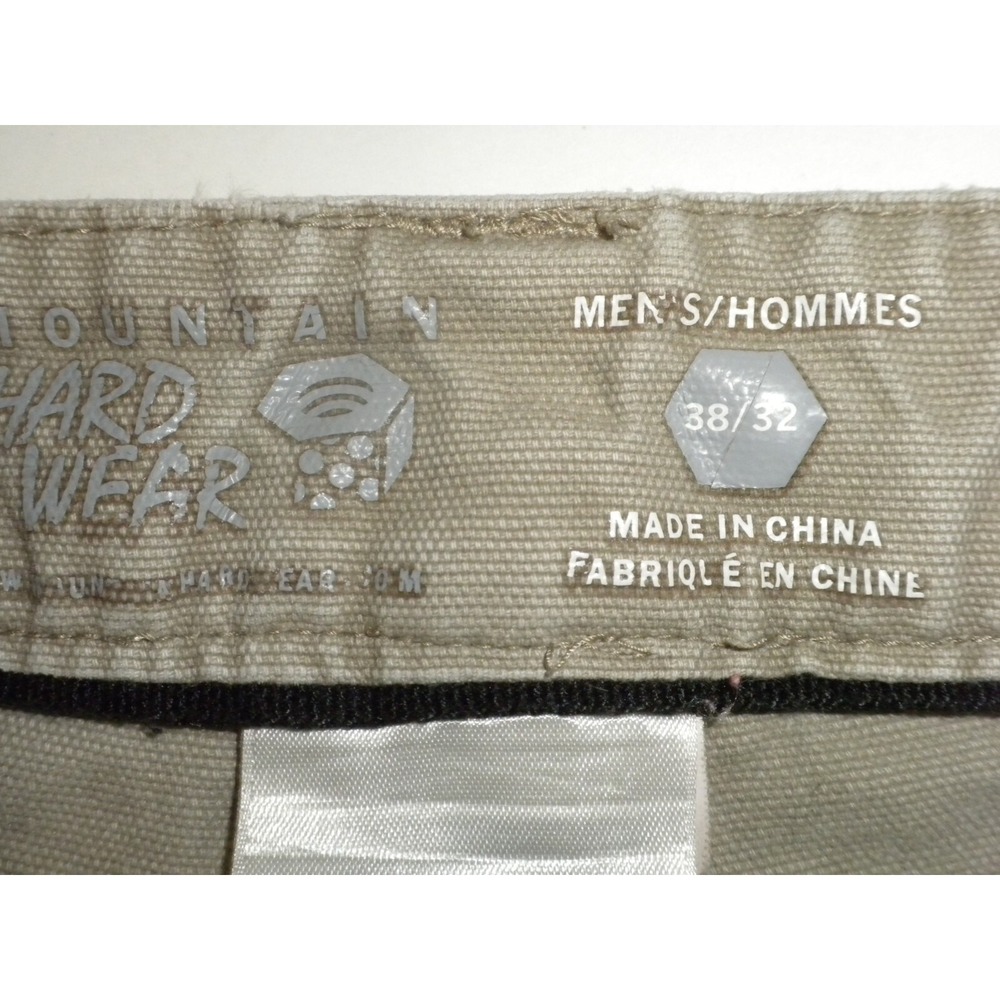 Mountain Hardwear Pants Mens 38x32 Gray Chino Outdoor Trail Hiking Cotton - Picture 7 of 14